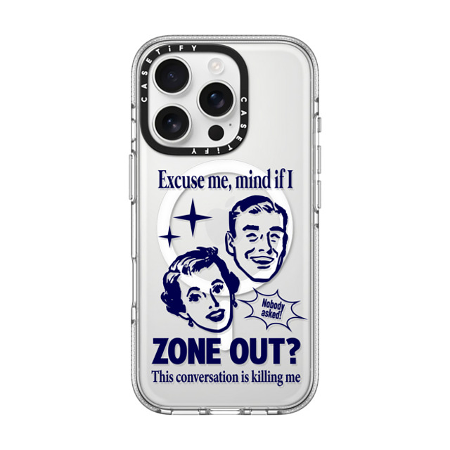 CASETiFY iPhone 16 Pro ケース クリア クリア ケース MagSafe対応 Quote Quote,Quote Zone Out Father's Day CASETiFY iPhone 16 Pro ケース クリア クリア ケース MagSafe対応 Quote Quote,Quote Zone Out Father's Day