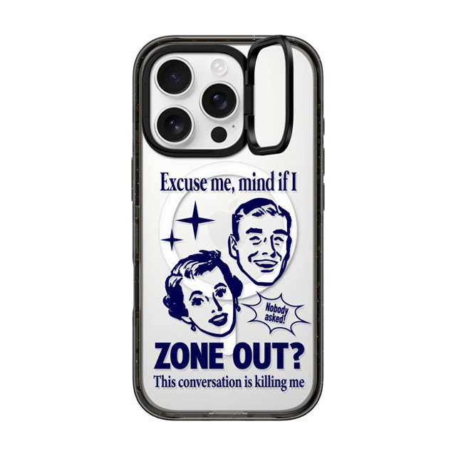 CASETiFY iPhone 16 Pro Case Black インパクトリングスタンドケース MagSafe対応 Quote Quote,Quote Zone Out Mother's Day CASETiFY iPhone 16 Pro Case Black インパクトリングスタンドケース MagSafe対応 Quote Quote,Quote Zone Out Mother's Day