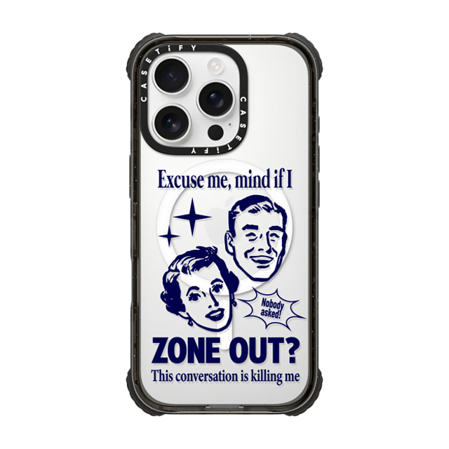 CASETiFY iPhone 16 Pro ケース ブラック ウルトラ インパクトケース MagSafe 対応 Quote Quote,Quote Zone Out Father's Day CASETiFY iPhone 16 Pro ケース ブラック ウルトラ インパクトケース MagSafe 対応 Quote Quote,Quote Zone Out Father's Day