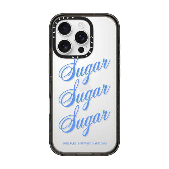 CASETiFY iPhone 16 Pro ケース ブラック インパクトケース Preppy,Quote Quote,Typography,Y2K,Pattern,Preppy Sugar Sugar Sugar Father's Day CASETiFY iPhone 16 Pro ケース ブラック インパクトケース Preppy,Quote Quote,Typography,Y2K,Pattern,Preppy Sugar Sugar Sugar Father's Day
