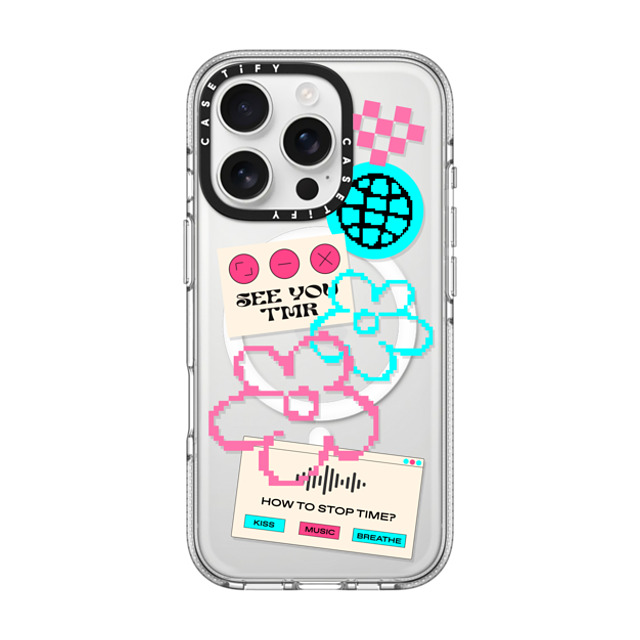 CASETiFY iPhone 16 Pro Case クリア クリア ケース MagSafe対応 Typography,Y2K Typography,Y2K See you tmr Father's Day CASETiFY iPhone 16 Pro Case クリア クリア ケース MagSafe対応 Typography,Y2K Typography,Y2K See you tmr Father's Day