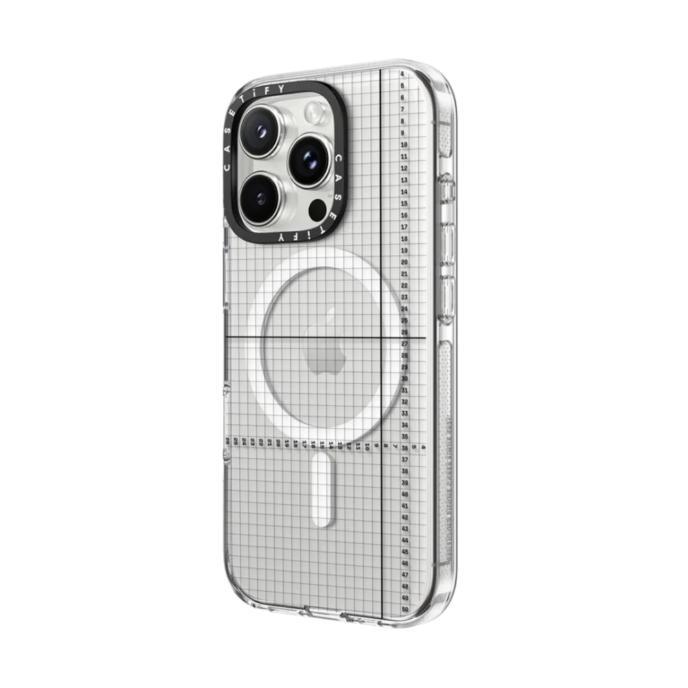 Clear iPhone 16 Pro Case MagSafe Compatible - Metrics