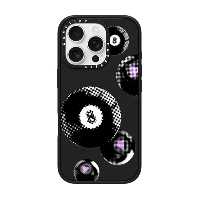 CASETiFY iPhone 16 Pro Case Matte Black Impact Case MagSafe Compatible Sport Sport Magic 8 Balls Mother's Day CASETiFY iPhone 16 Pro Case Matte Black Impact Case MagSafe Compatible Sport Sport Magic 8 Balls Mother's Day