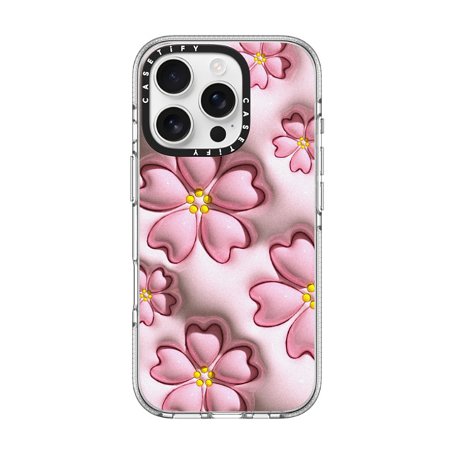 CASETiFY iPhone 16 Pro ケース クリア クリア ケース MagSafe対応 Floral フローラル Sakura Father's Day CASETiFY iPhone 16 Pro ケース クリア クリア ケース MagSafe対応 Floral フローラル Sakura Father's Day