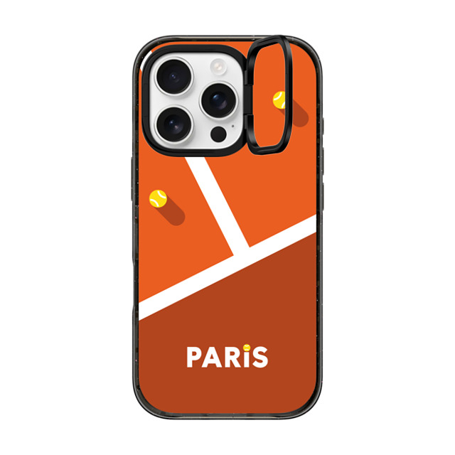 CASETiFY iPhone 16 Pro Case Black インパクトリングスタンドケース MagSafe対応 Paris Court casetify_artist Father's Day CASETiFY iPhone 16 Pro Case Black インパクトリングスタンドケース MagSafe対応 Paris Court casetify_artist Father's Day