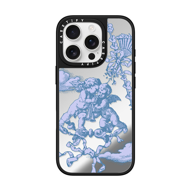 CASETiFY iPhone 16 Pro Case Silver on Black ミラーケース MagSafe対応 Cloud Cloud At Lover's Gate New iPhone CASETiFY iPhone 16 Pro Case Silver on Black ミラーケース MagSafe対応 Cloud Cloud At Lover's Gate New iPhone