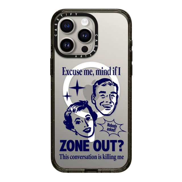 CASETiFY iPhone 15 Pro Max ケース ブラック インパクトケース MagSafe対応 Quote Quote,Quote Zone Out Father's Day CASETiFY iPhone 15 Pro Max ケース ブラック インパクトケース MagSafe対応 Quote Quote,Quote Zone Out Father's Day