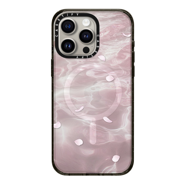CASETiFY iPhone 15 Pro Max Case Black インパクトケース MagSafe対応 Floral フローラル Floating Petals Father's Day CASETiFY iPhone 15 Pro Max Case Black インパクトケース MagSafe対応 Floral フローラル Floating Petals Father's Day