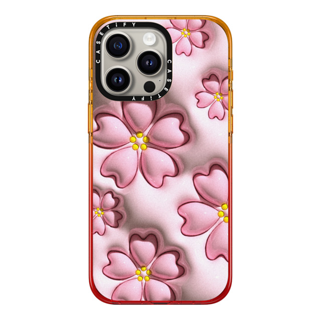 CASETiFY iPhone 15 Pro Max ケース Peach Haze インパクトケース Floral フローラル Sakura Mother's Day CASETiFY iPhone 15 Pro Max ケース Peach Haze インパクトケース Floral フローラル Sakura Mother's Day