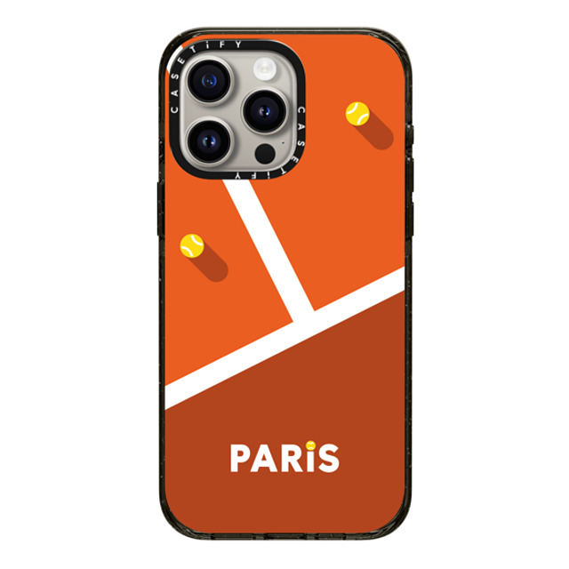 CASETiFY iPhone 15 Pro Max ケース ブラック インパクトケース MagSafe対応 Paris Court casetify_artist Father's Day CASETiFY iPhone 15 Pro Max ケース ブラック インパクトケース MagSafe対応 Paris Court casetify_artist Father's Day