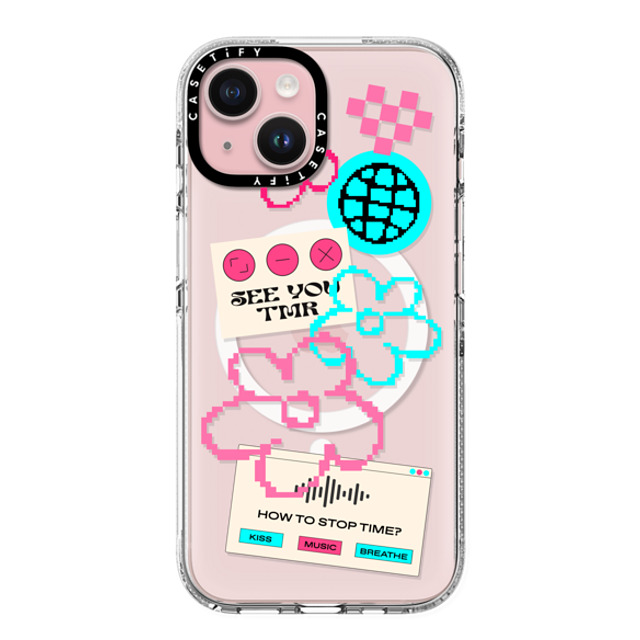CASETiFY iPhone 15 ケース クリア クリア ケース MagSafe対応 Typography,Y2K Y2K,Typography See you tmr Father's Day CASETiFY iPhone 15 ケース クリア クリア ケース MagSafe対応 Typography,Y2K Y2K,Typography See you tmr Father's Day