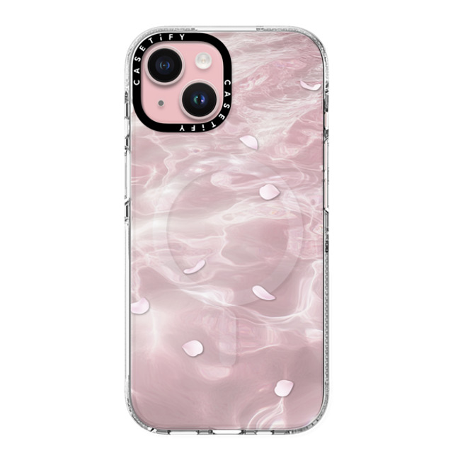 CASETiFY iPhone 15 Case クリア クリア ケース MagSafe対応 Floral フローラル Floating Petals Father's Day CASETiFY iPhone 15 Case クリア クリア ケース MagSafe対応 Floral フローラル Floating Petals Father's Day
