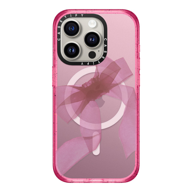 CASETiFY iPhone 15 Pro Case Pink Fizz Impact Case MagSafe Compatible Ribbon,Cottagecore Ribbon,Cottagecore Pink Organza Ribbon Back to School CASETiFY iPhone 15 Pro Case Pink Fizz Impact Case MagSafe Compatible Ribbon,Cottagecore Ribbon,Cottagecore Pink Organza Ribbon Back to School