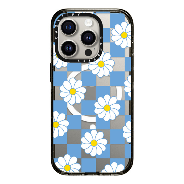 CASETiFY iPhone 15 Pro Case Black Impact Case MagSafe Compatible Preppy,Floral Checkered,Floral,Floral,Pattern,Y2K,Preppy Daisy Checkers Mother's Day CASETiFY iPhone 15 Pro Case Black Impact Case MagSafe Compatible Preppy,Floral Checkered,Floral,Floral,Pattern,Y2K,Preppy Daisy Checkers Mother's Day