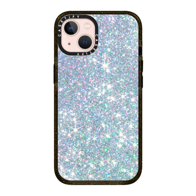 CASETiFY iPhone 13 ケース ブラック インパクトケース Futurism GLITTER DREAM