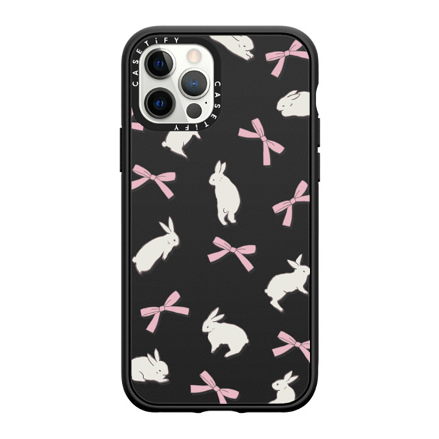 CASETiFY iPhone 12 Pro Case Matte Black Impact Case MagSafe Compatible Animal,Ribbon Animal,Ribbon,Cottagecore,Pattern Rabbit Ribbon Father's Day CASETiFY iPhone 12 Pro Case Matte Black Impact Case MagSafe Compatible Animal,Ribbon Animal,Ribbon,Cottagecore,Pattern Rabbit Ribbon Father's Day