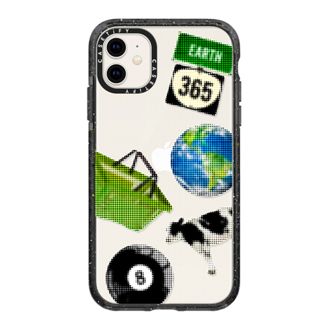CASETiFY iPhone 11 ケース ブラック インパクトケース Cow,Pop Art Cow,Pop Art Earth 365 Back to School CASETiFY iPhone 11 ケース ブラック インパクトケース Cow,Pop Art Cow,Pop Art Earth 365 Back to School
