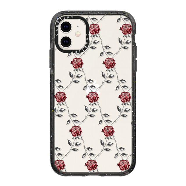 CASETiFY iPhone 11 ケース ブラック インパクトケース Floral,Chrome Chrome,Floral,Monochrome Metallic Rose Back to School CASETiFY iPhone 11 ケース ブラック インパクトケース Floral,Chrome Chrome,Floral,Monochrome Metallic Rose Back to School