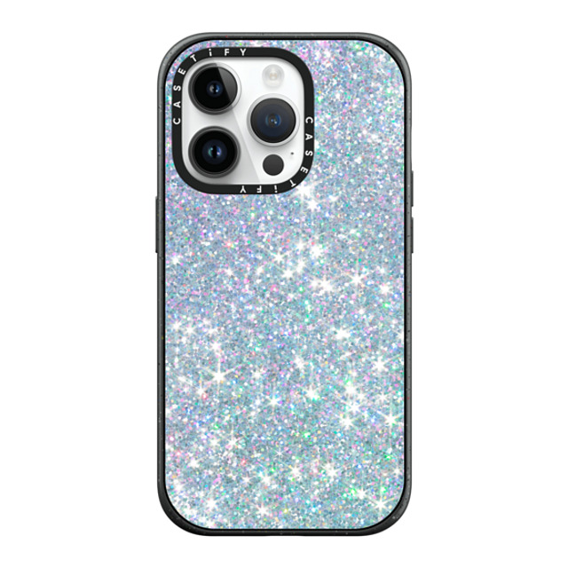 CASETiFY iPhone 14 Pro ケース マットブラック インパクトケース MagSafe対応 Futurism GLITTER DREAM