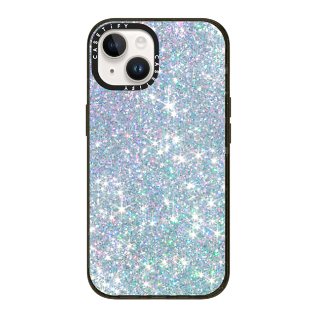 CASETiFY iPhone 14 ケース ブラック インパクトケース Futurism GLITTER DREAM