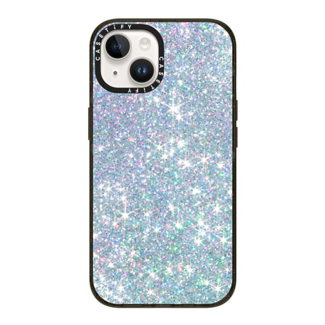 CASETiFY iPhone 14 ケース ブラック インパクトケース MagSafe対応 Futurism GLITTER DREAM