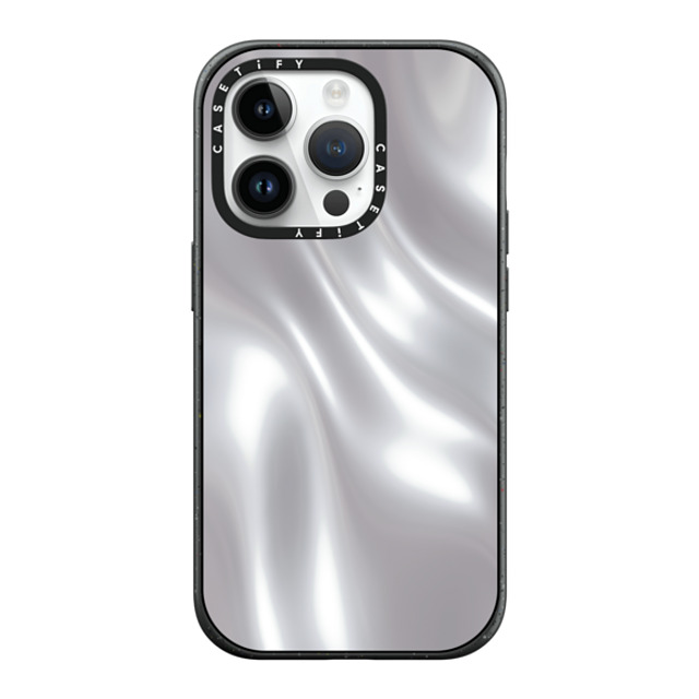 CASETiFY iPhone 14 Pro ケース マットブラック インパクトケース MagSafe対応 Abstract,Futurism SOFT METAL