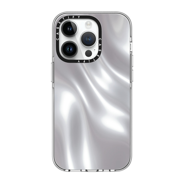 CASETiFY iPhone 14 Pro ケース クリア クリア ケース MagSafe対応 Abstract,Futurism SOFT METAL