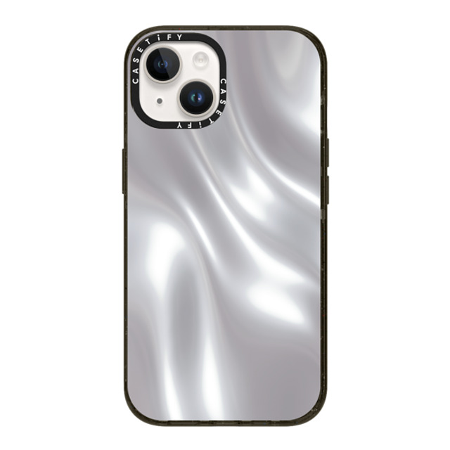 CASETiFY iPhone 14 ケース ブラック インパクトケース Abstract,Futurism SOFT METAL