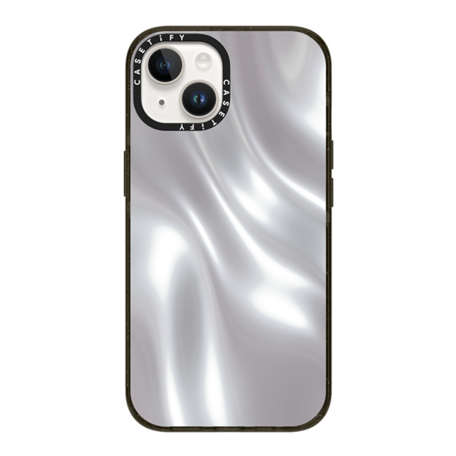 CASETiFY iPhone 14 ケース ブラック インパクトケース MagSafe対応 Abstract,Futurism SOFT METAL