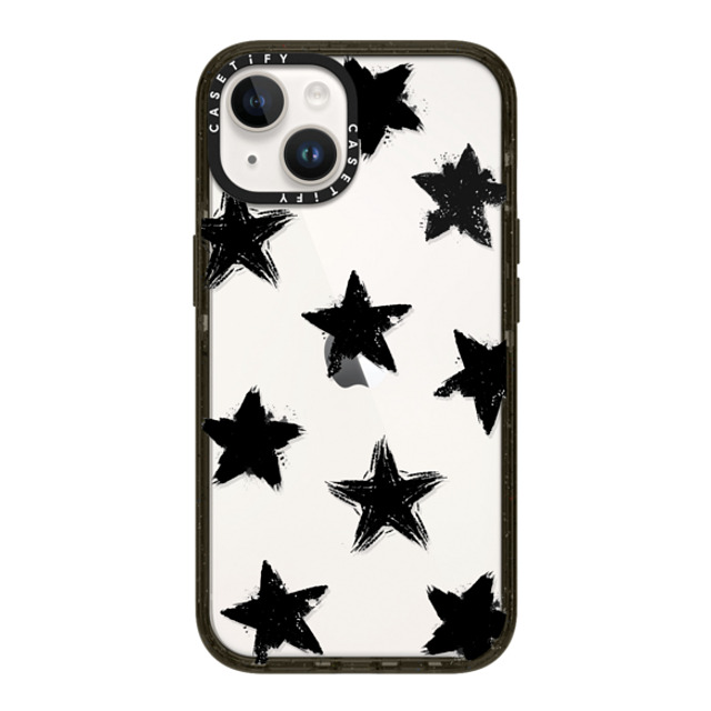 CASETiFY iPhone 14 ケース ブラック インパクトケース Star,Pattern Star,Monochrome,Pattern Star Marks Back to School CASETiFY iPhone 14 ケース ブラック インパクトケース Star,Pattern Star,Monochrome,Pattern Star Marks Back to School