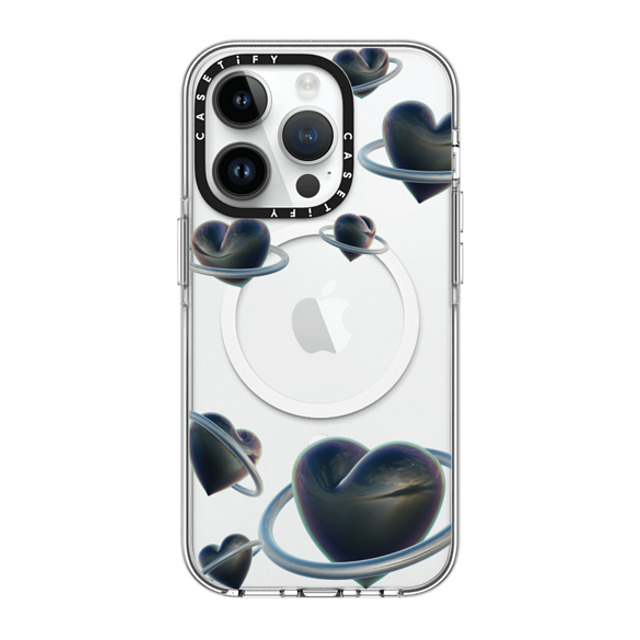 CASETiFY iPhone 14 Pro ケース クリア クリア ケース MagSafe対応 Heart Universe Case casetify_artist