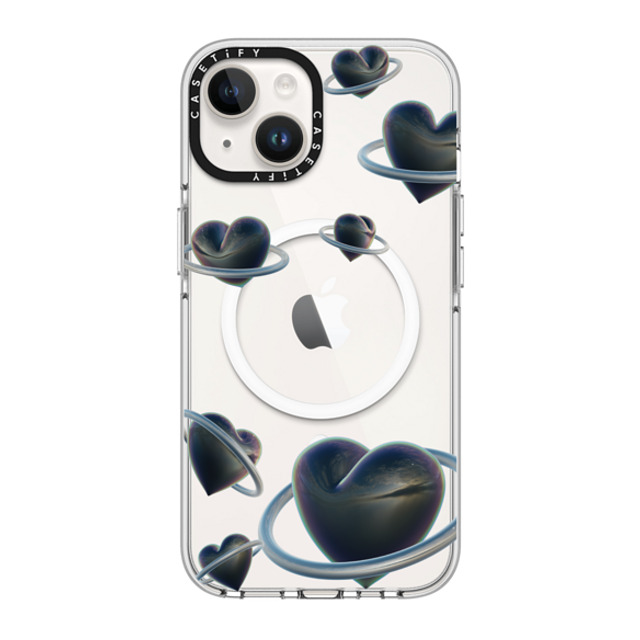 CASETiFY iPhone 14 ケース クリア クリア ケース MagSafe対応 Heart Universe Case casetify_artist