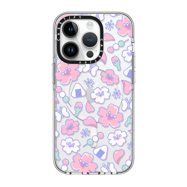 CASETiFY iPhone 14 Pro ケース クリア クリア ケース MagSafe対応 Anime Sakura casetify_artist