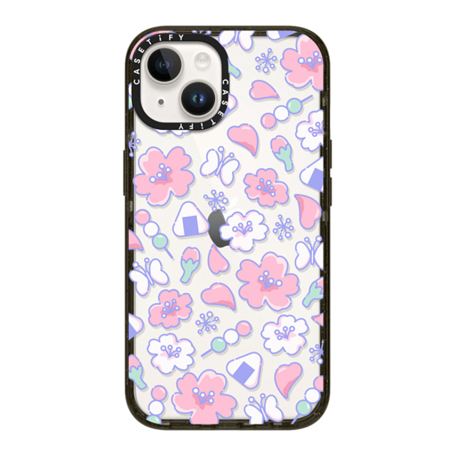 CASETiFY iPhone 14 ケース ブラック インパクトケース Anime Sakura casetify_artist