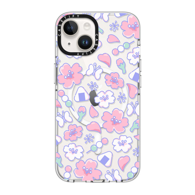 CASETiFY iPhone 14 ケース クリア クリア ケース MagSafe対応 Anime Sakura casetify_artist