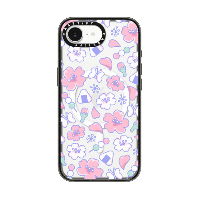 CASETiFY iPhone 16e Case Black Impact Case MagSafe Compatible Anime Sakura casetify_artist Back to School CASETiFY iPhone 16e Case Black Impact Case MagSafe Compatible Anime Sakura casetify_artist Back to School
