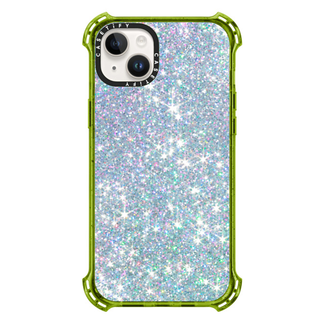 CASETiFY iPhone 14 Plus ケース Kiwi バウンスケース Futurism GLITTER DREAM