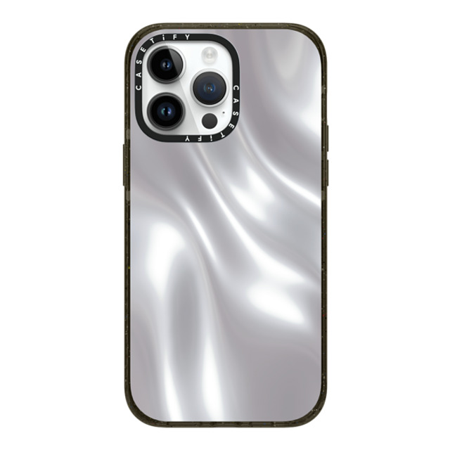 CASETiFY iPhone 14 Pro Max ケース ブラック インパクトケース MagSafe対応 Abstract,Futurism SOFT METAL