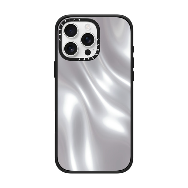CASETiFY iPhone 16 Pro Max ケース マットブラック インパクトケース MagSafe対応 Abstract,Futurism SOFT METAL