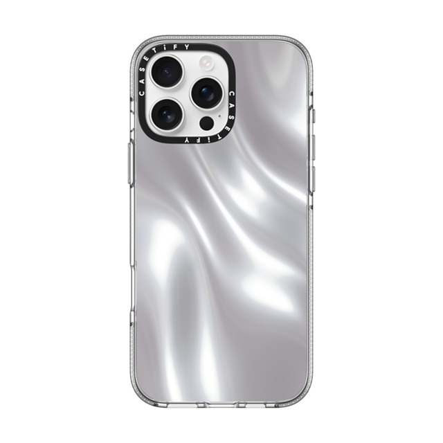 CASETiFY iPhone 16 Pro Max ケース クリア クリア ケース MagSafe対応 Abstract,Futurism SOFT METAL