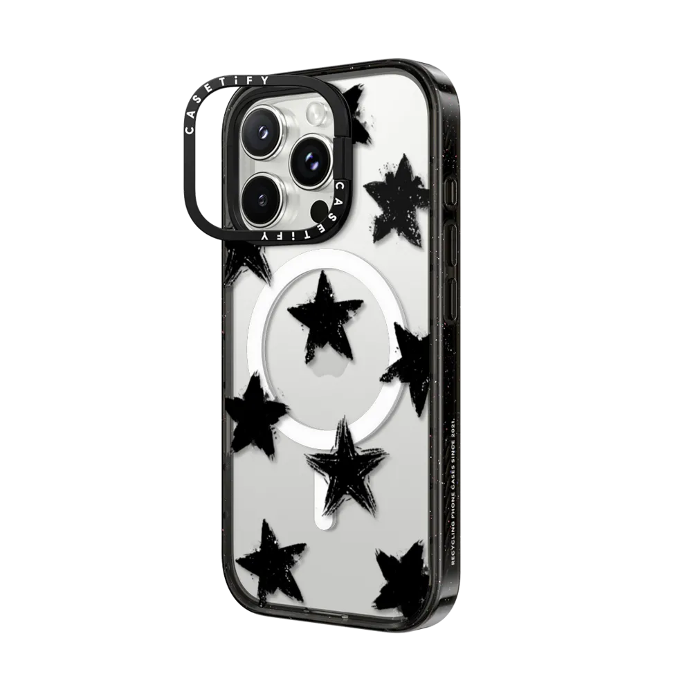 Impact Ring Stand iPhone 16 Pro Max Case MagSafe Compatible - Star Marks