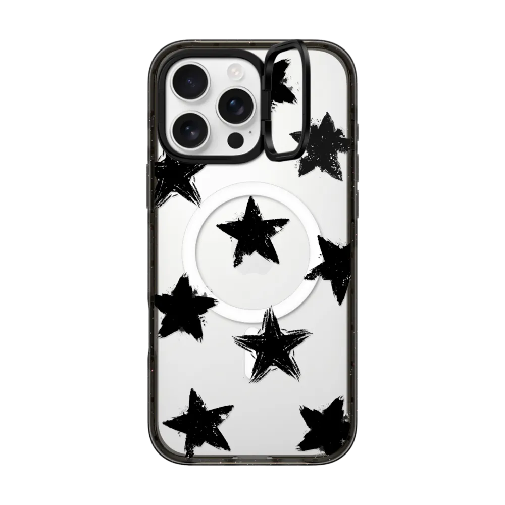Impact Ring Stand iPhone 16 Pro Max Case MagSafe Compatible - Star Marks