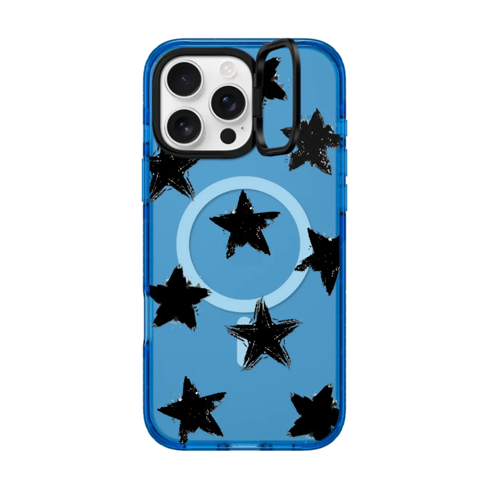 Impact Ring Stand iPhone 16 Pro Max Case MagSafe Compatible - Star Marks