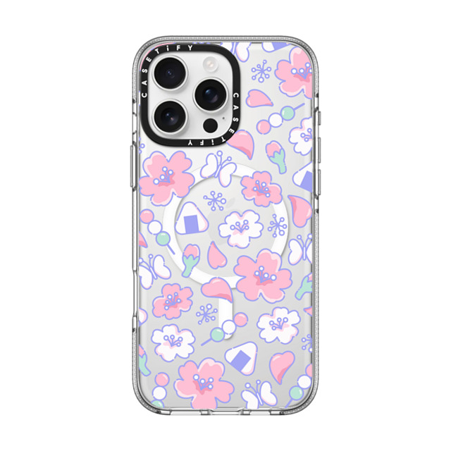 CASETiFY iPhone 16 Pro Max ケース クリア クリア ケース MagSafe対応 Anime Sakura casetify_artist