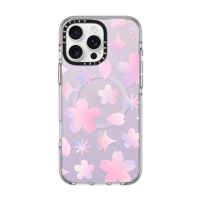 CASETiFY iPhone 16 Pro Max Case Clear Clear Case MagSafe Compatible Sheer Sakura Pattern Purple casetify_artist Mother's Day CASETiFY iPhone 16 Pro Max Case Clear Clear Case MagSafe Compatible Sheer Sakura Pattern Purple casetify_artist Mother's Day
