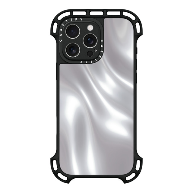 CASETiFY iPhone 16 Pro Max ケース ブラック ウルトラ バウンスケース MagSafe対応 Abstract,Futurism SOFT METAL