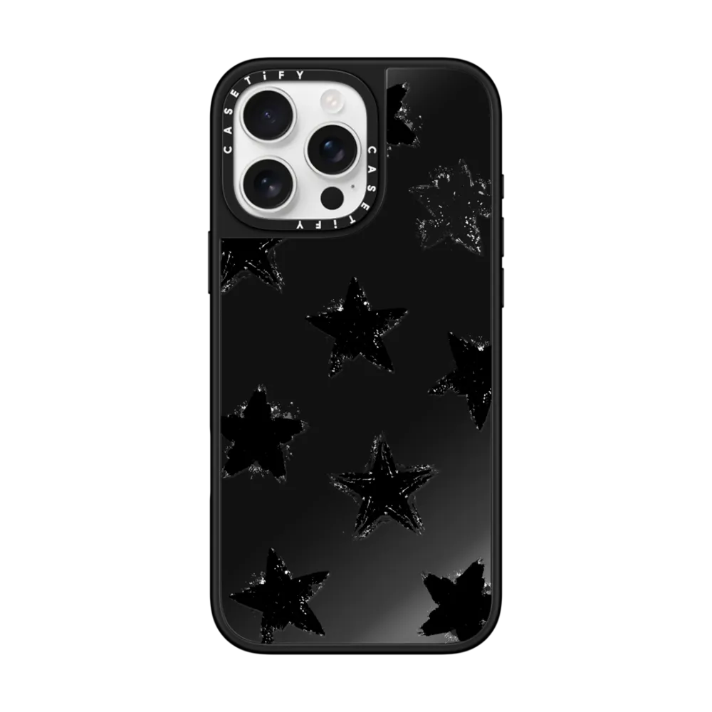 Mirror iPhone 16 Pro Max Case MagSafe Compatible - Star Marks
