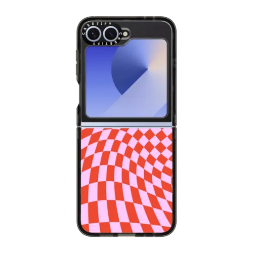 Galaxy Z Flip6 - Strawberry Checkers