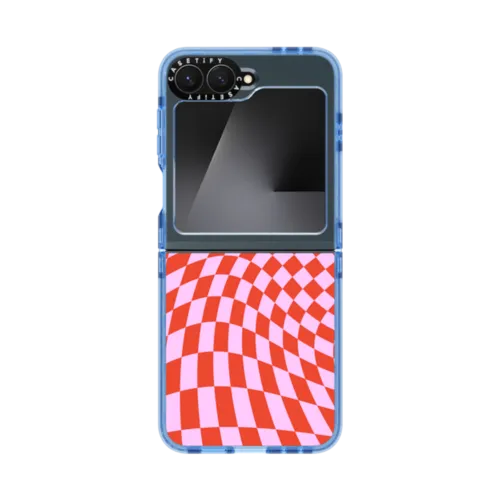 Galaxy Z Flip7 FE - Strawberry Checkers