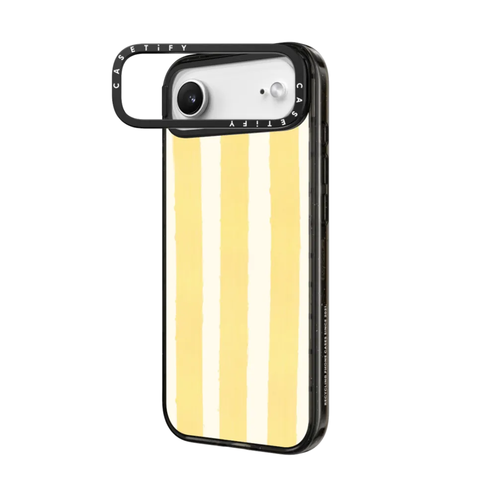 Impact Ring Stand iPhone Air Case MagSafe Compatible - Yellow Stripes